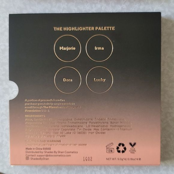 SHADES BY SHAN Highlighter Palette - Picture 5 of 7